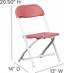 Dark Red Children Chair 2 removebg preview 1729557046 Children's Folding Chairs