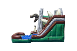 C2042 IP Jurassic20Island20Inflatable20Pool20US20Combo HR 03 1 Jurassic Island Single Slide (wet)