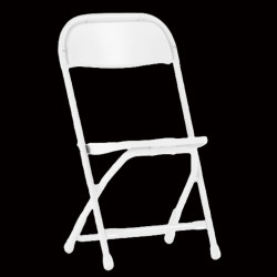 White 1744767355 White Children's Folding Chairs