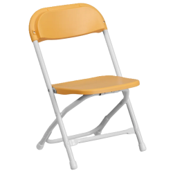 Yellow 1744767316 Yellow Children's Folding Chairs
