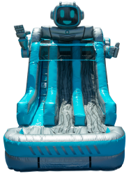 Friendly Robot Water Slide 15 ft (wet)