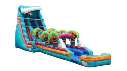 22FT Beach Life Water Slide with Slip & Slide